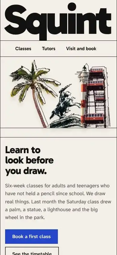 Squint on a phone
