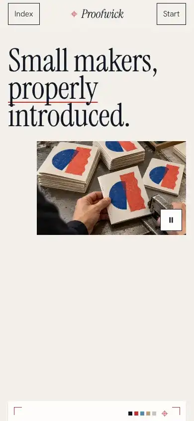 Proofwick on a phone