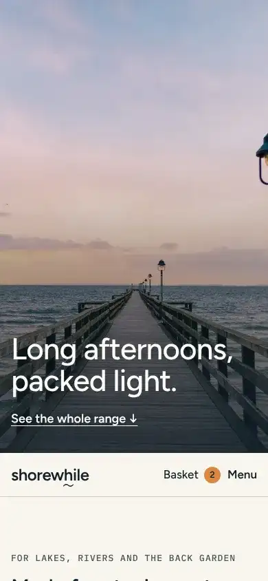 Shorewhile on a phone