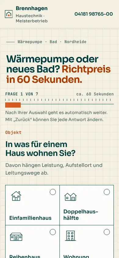 Brennhagen auf dem Telefon