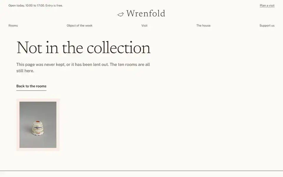 Wrenfold, page "404", first screen